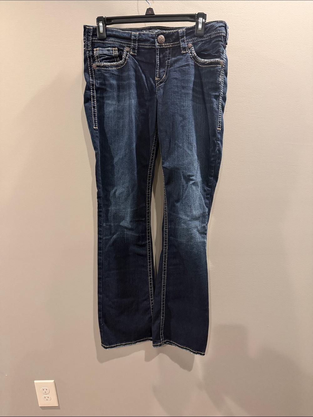 Silver Jeans Dark Blue Boot Cut Denim